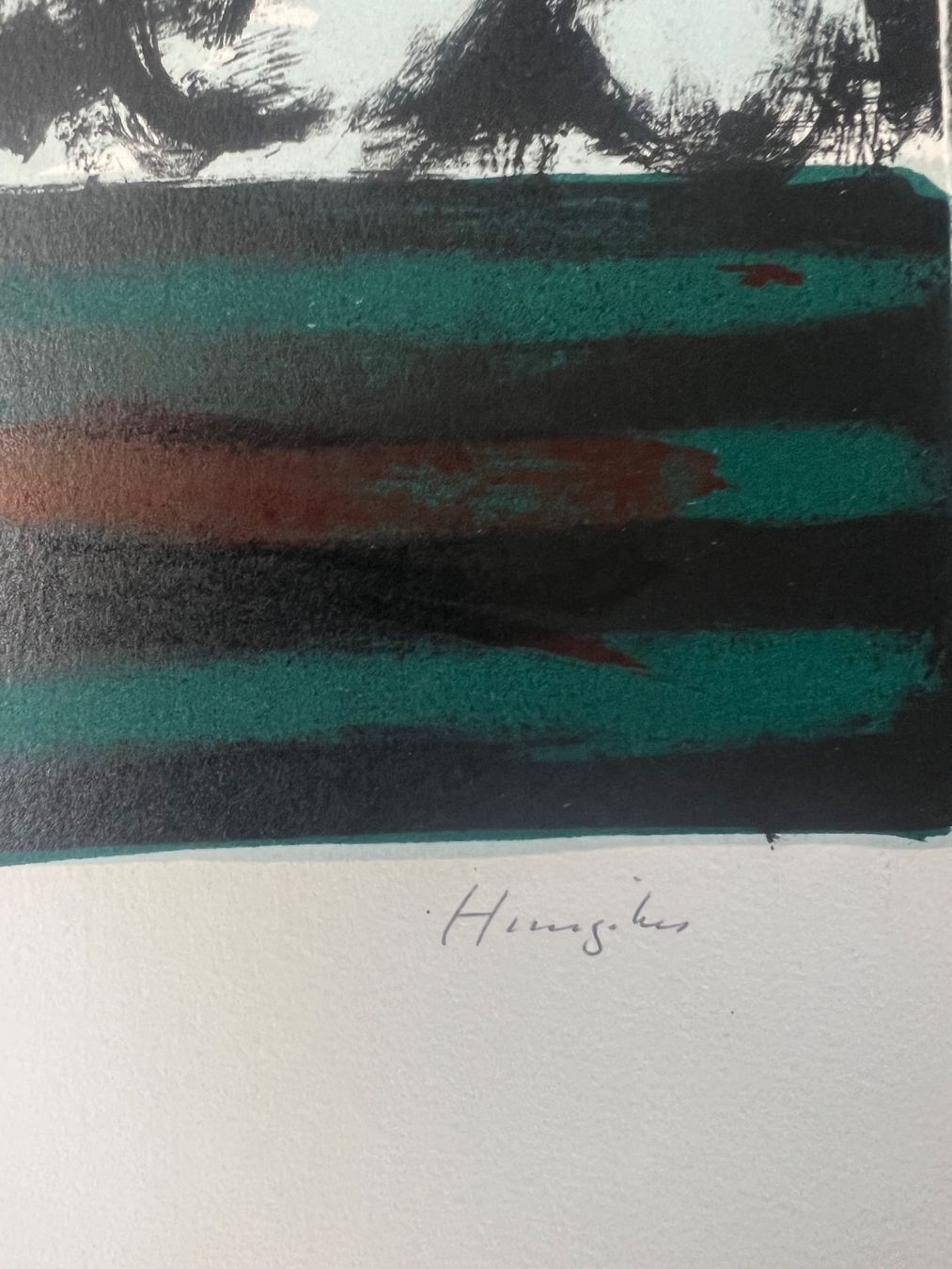 Grafica & Litografie: Max Hunziker, handsigniert, nummeriert – Usato da Rain venduto da Pic-Ass 2