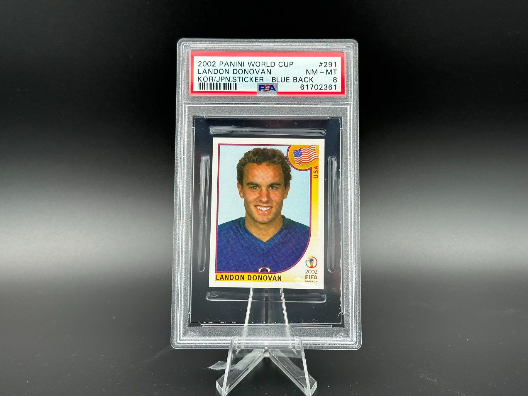 Panini Carte collezionabili: Landon Donovan Panini World Cup 2002 PSA 8 – Nuovo (secondo la descrizione) da Hagendorn venduto da Pokecollectorch