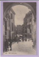 La Neuveville   :   alte Ansichtskarte und Stabstempel 1909