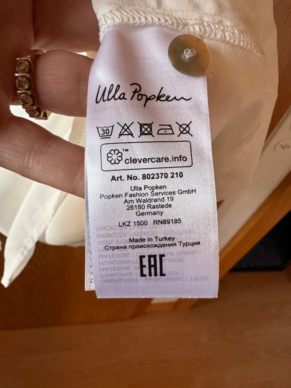 Ulla Popken Camicette: Schöne Bluse von Ulla Popken Gr. 50/52 – Nuovo e nell'imballaggio originale da Grosswangen venduto da second_hand_dress 5