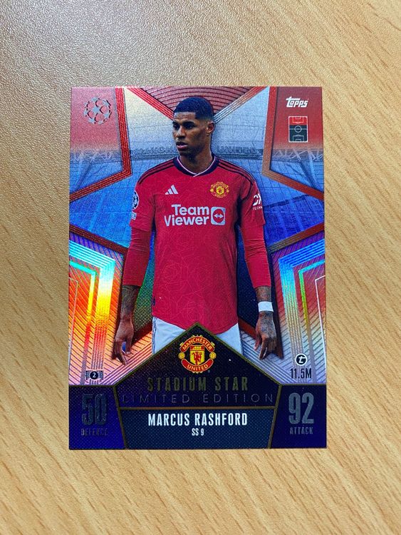 Topps Match Attax 2023 Limited Edition Marcus Rashford | Kaufen auf Ricardo