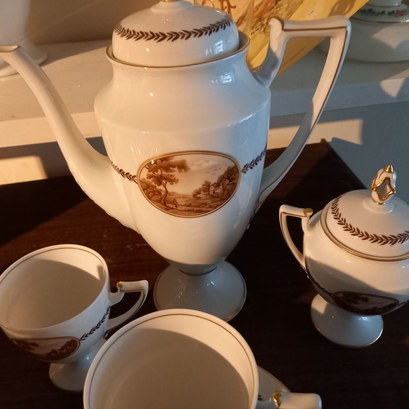 Set di piatti: edles Kaffeeservice Kgl. Tettau – Usato da Bischofszell venduto da Joachim-115 2