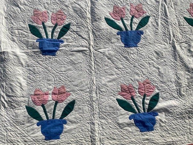 Decken: Antique Quilt aus den USA – Gebraucht aus Rudolfstetten von Bungur 2
