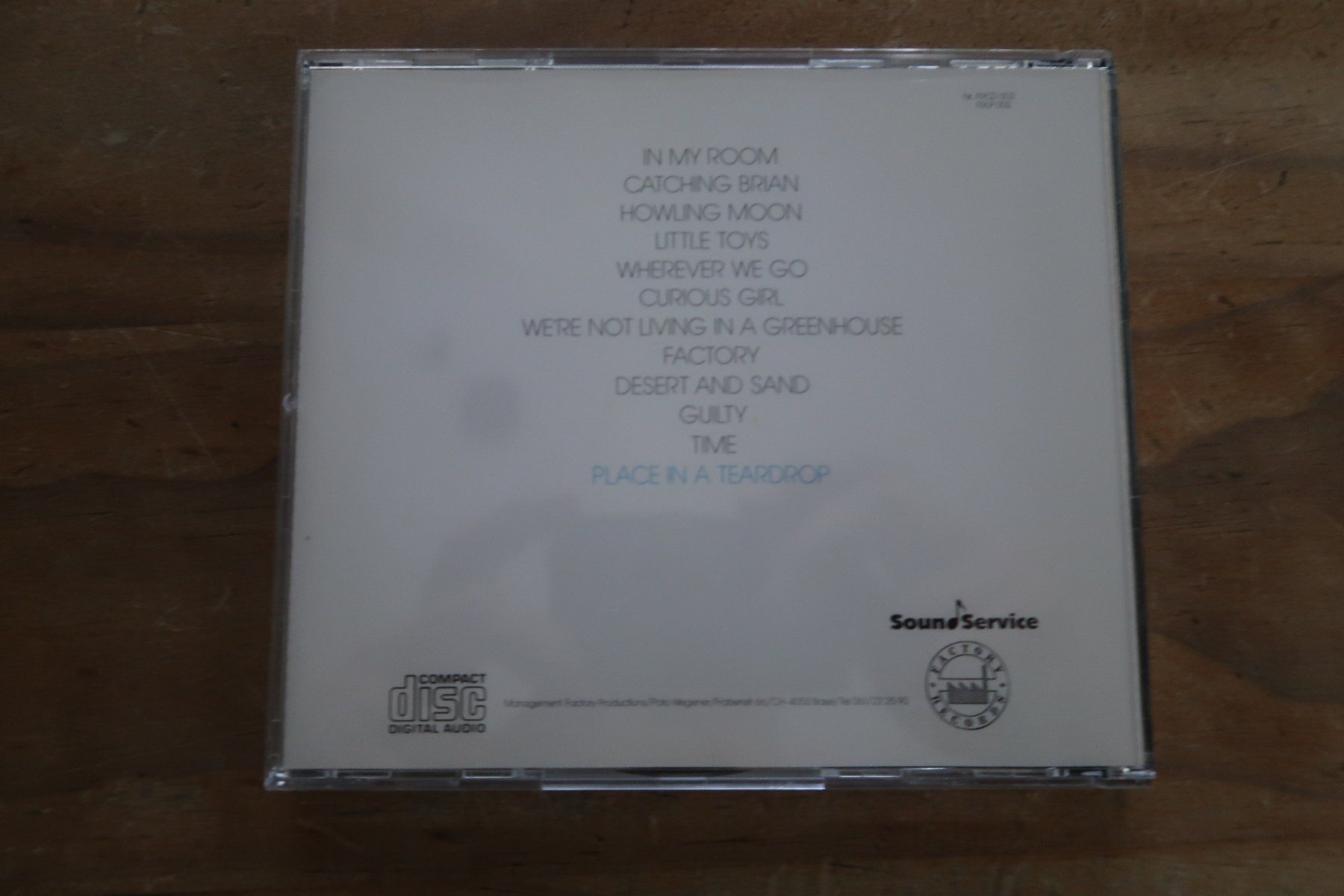CD: CHAIN OF COMMAND - PLACE IN A TEARDROP  - AUTOGRAMME - CD – Usato da Basel venduto da Patiscat 1