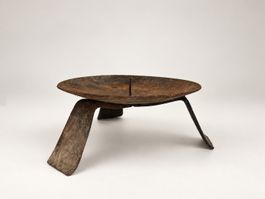 Bougeoir Brutalist rustique patine brun