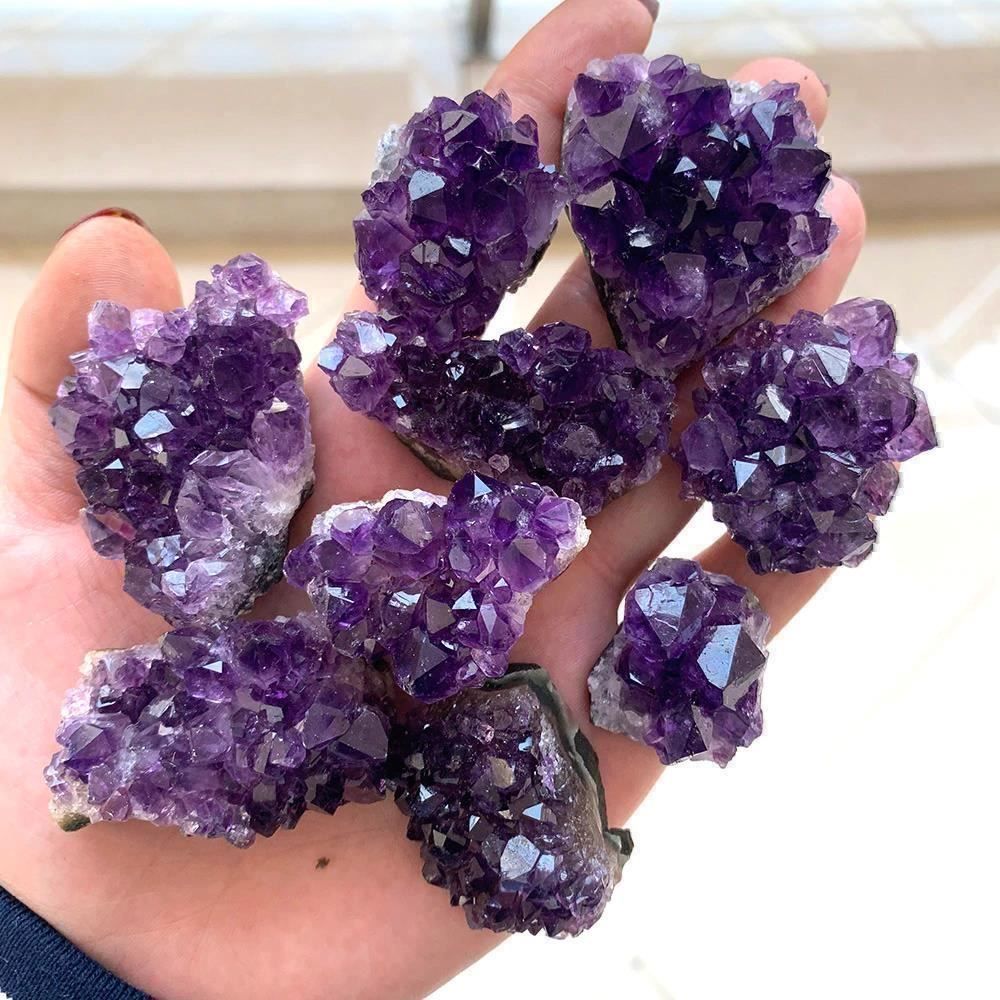 Mineralien & Heilsteine: Heilsteine aus Amethystkristall – Neu und originalverpackt aus Gurmels von Swisspod 1