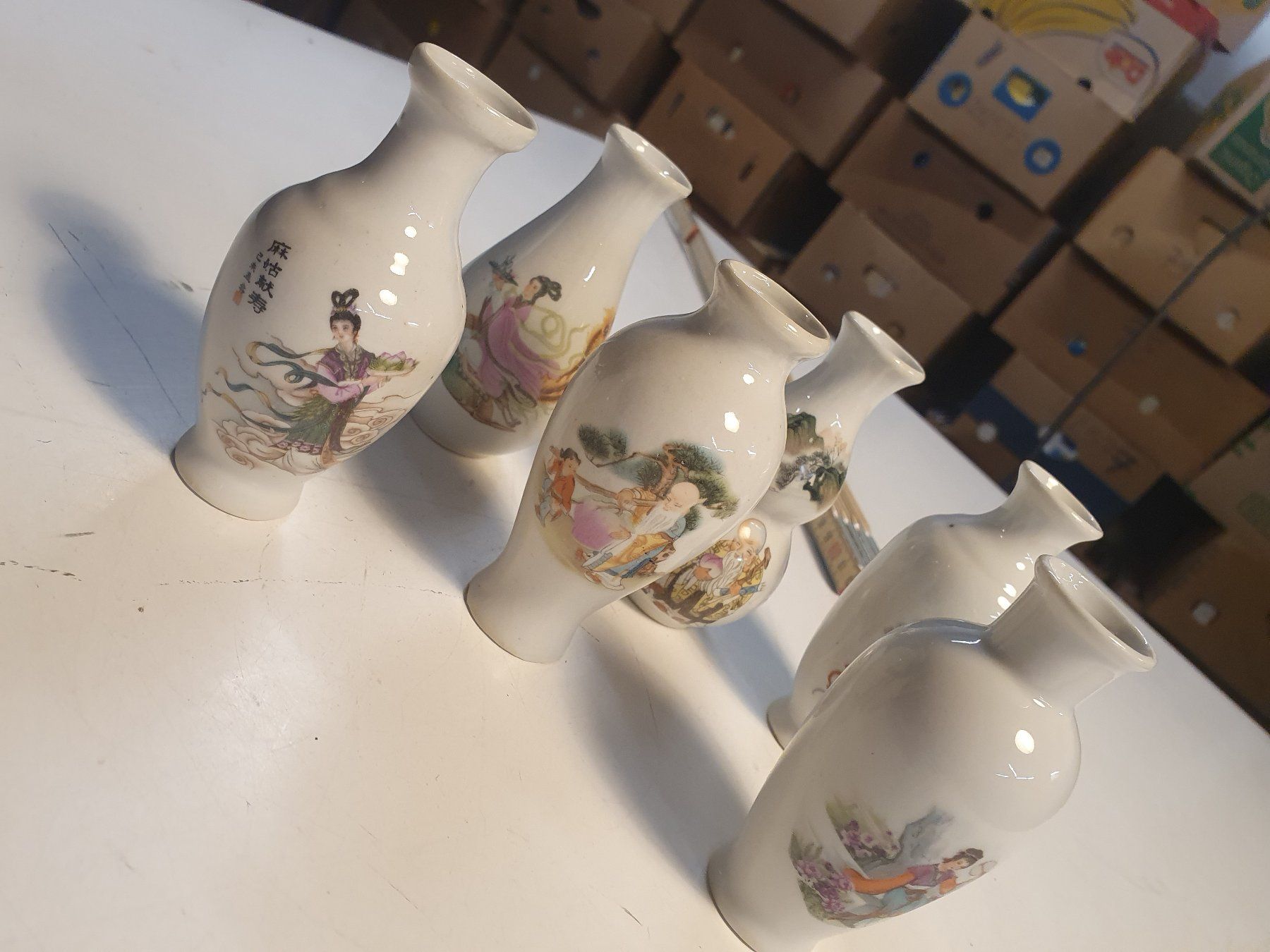 Bottiglie: 6 Stk chinesische Reisweinflaschen – Usato da Zürich venduto da loosebone 9