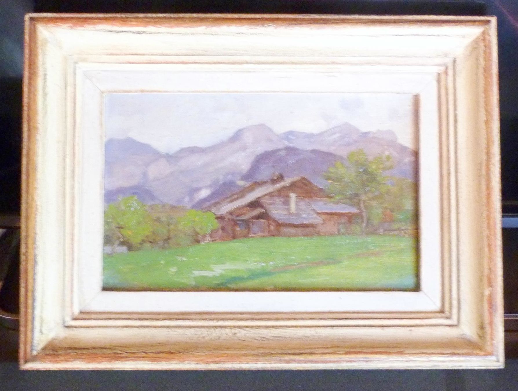 Dipinti: Bild / Gemälde "Aeschi bei Spiez - Chalet" % %% – Usato da Nunningen venduto da Ave51