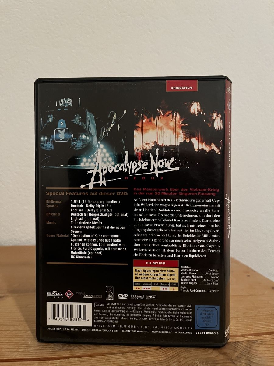 Tous les DVDs: Apocalypse Now Redux DVD – D'occasion à Bassersdorf par McRob00 2