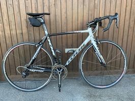 Rennrad Velo Look 595 Carbon, L Size weiss schwarz 2008