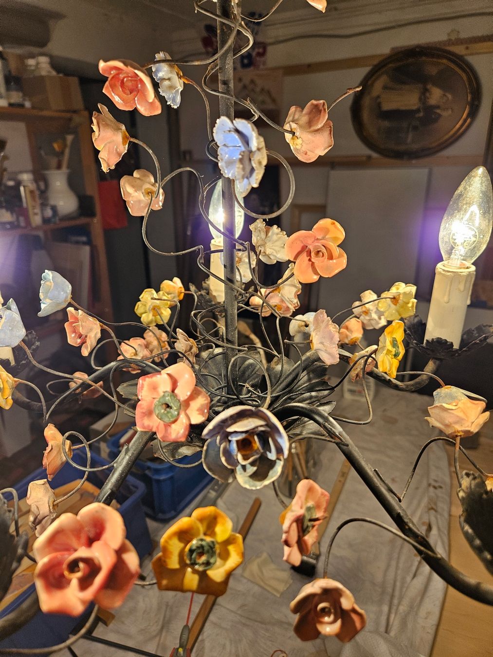 Lustres & lampes de plafonds: alter Lüster, Deckenleuchte – D'occasion à Muri b. Bern par rasastro