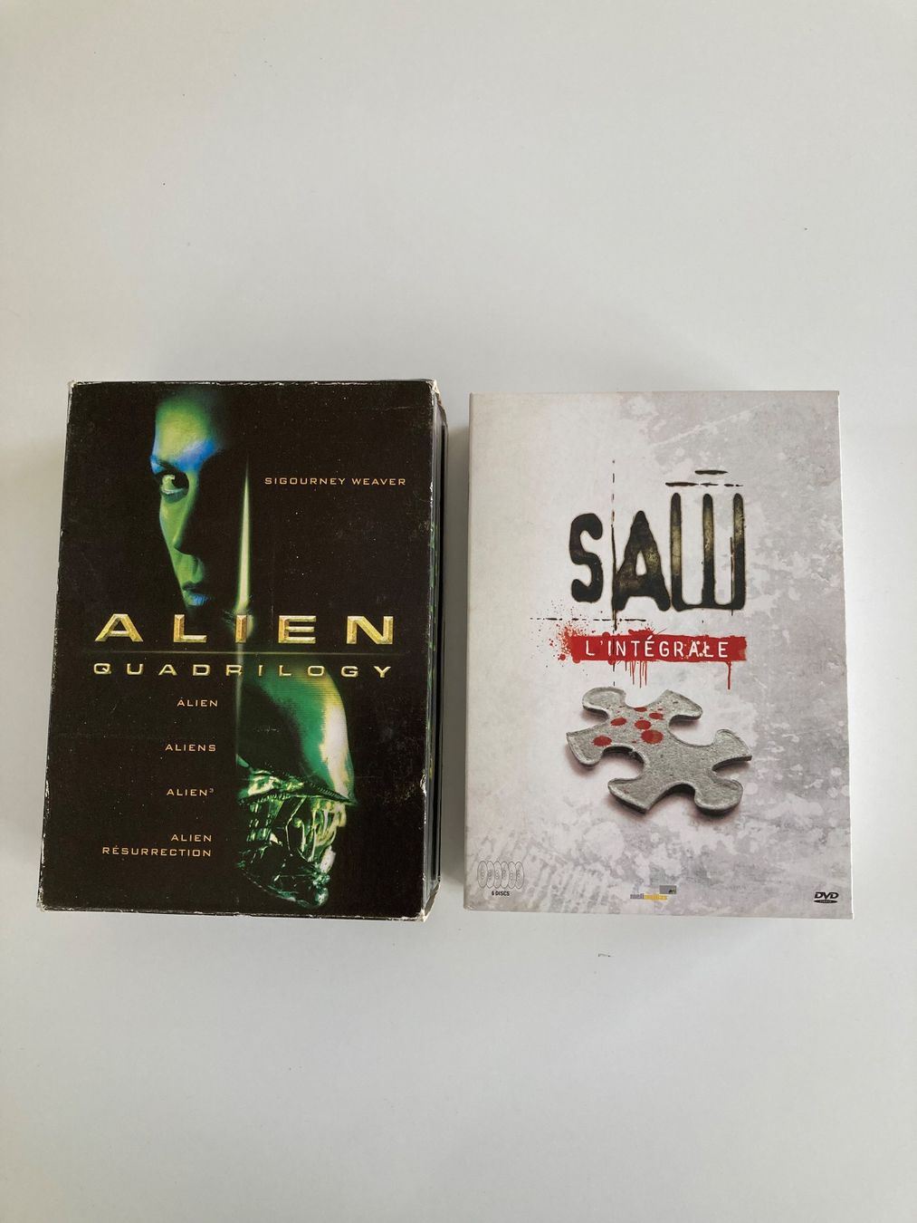 Tutti i DVDs: Coffret DVD Alien Quadrilogy et Saw – Usato da Bassecourt venduto da CALUMET-X