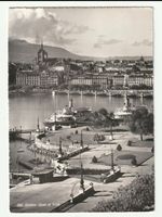 Genève, Quai du Mont Blanc mit Booten