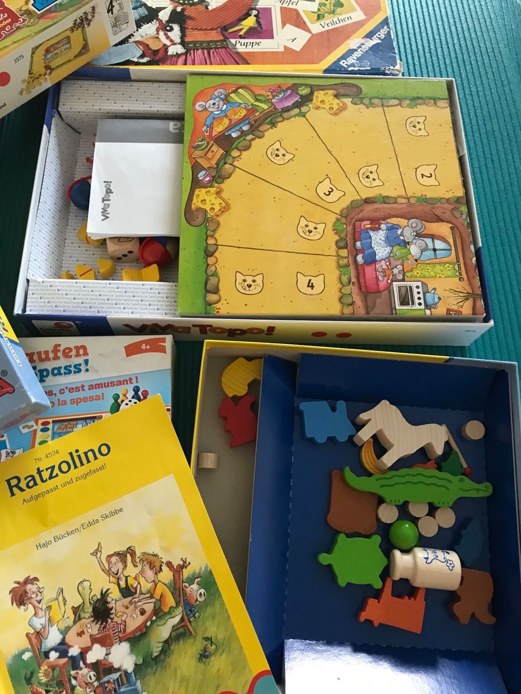 Haba Spiele: 9 Spiele ab 4 Jahre – Gebraucht aus Affoltern am Albis von variablend 5