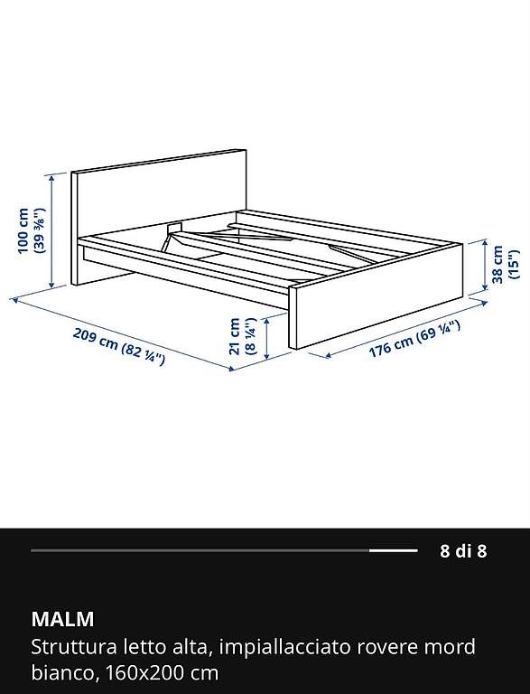 Ikea Betten: Camera completa IKEA  letto-comodini-armadio – Gebraucht aus Arbedo von peg_857m 3