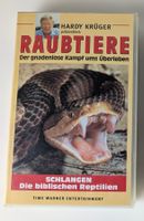 VHS Raubtiere Schlangen - Die biblischen Reptilien Krüger
