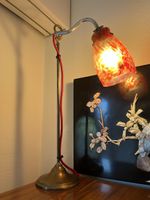 antike jugendstil lampe, frankreich um 1920