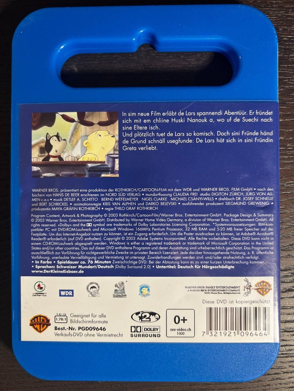 Tutti i DVDs: Der kleine Eisbär - Chliine Iisbär - Em Nanouk sini Rettig – Usato da Zürich venduto da FilmFreunde 1