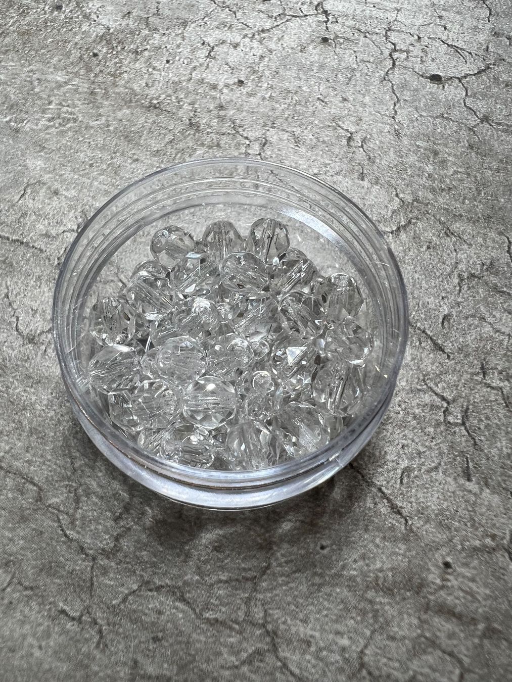 Perle (finte): Glasschliffperle - Farbe Transparent / 6 mm / Rayher – Nuovo (secondo la descrizione) da Stein AG venduto da Anastasia_Asya