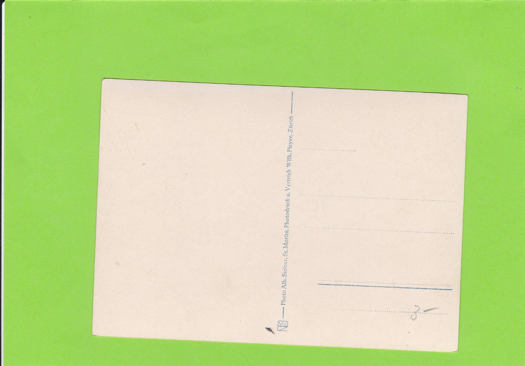 Cartoline postali: Morgen am St. Moritzersee---Alb. Steiner – Usato da St. Peterzell venduto da neckertal 1