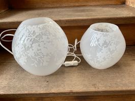 2x IKEA Bodenlampe Knubbig Kugellampe Glaslampe VERSAND 13.-