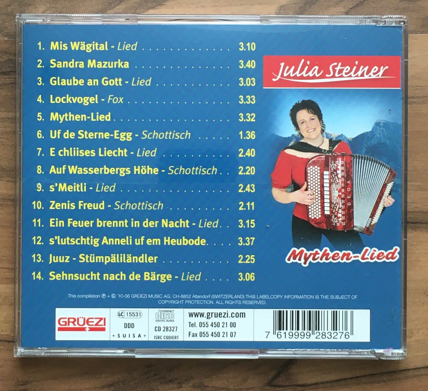 CD: CD Julia Steiner, inkl. Versand (nur CH) – Nuovo (secondo la descrizione) da Seewen SZ venduto da youngtimer72 1