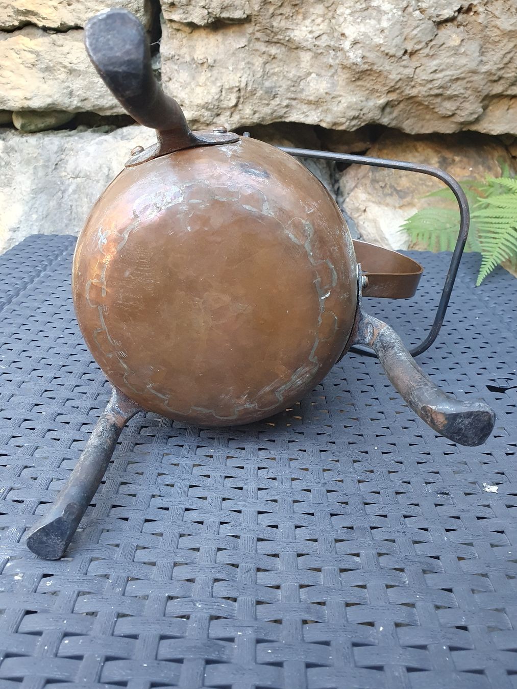 Bollitori: Coquemar cuivre et fer forgé état correct – Usato da Biel/Bienne venduto da jms_t662 4