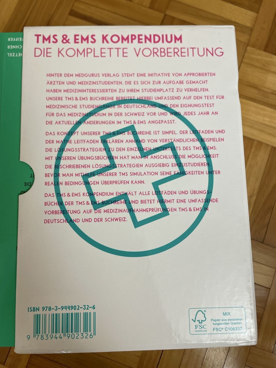 Bücher: TMS & EMS Kompendium MedGurus Vorbereitung – Gebraucht aus Dittingen von nje_9nlt 1