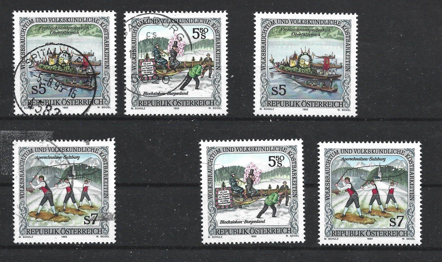 Alle Briefmarken: 1993 Österreich – Gebraucht aus Trübbach von Sammer51