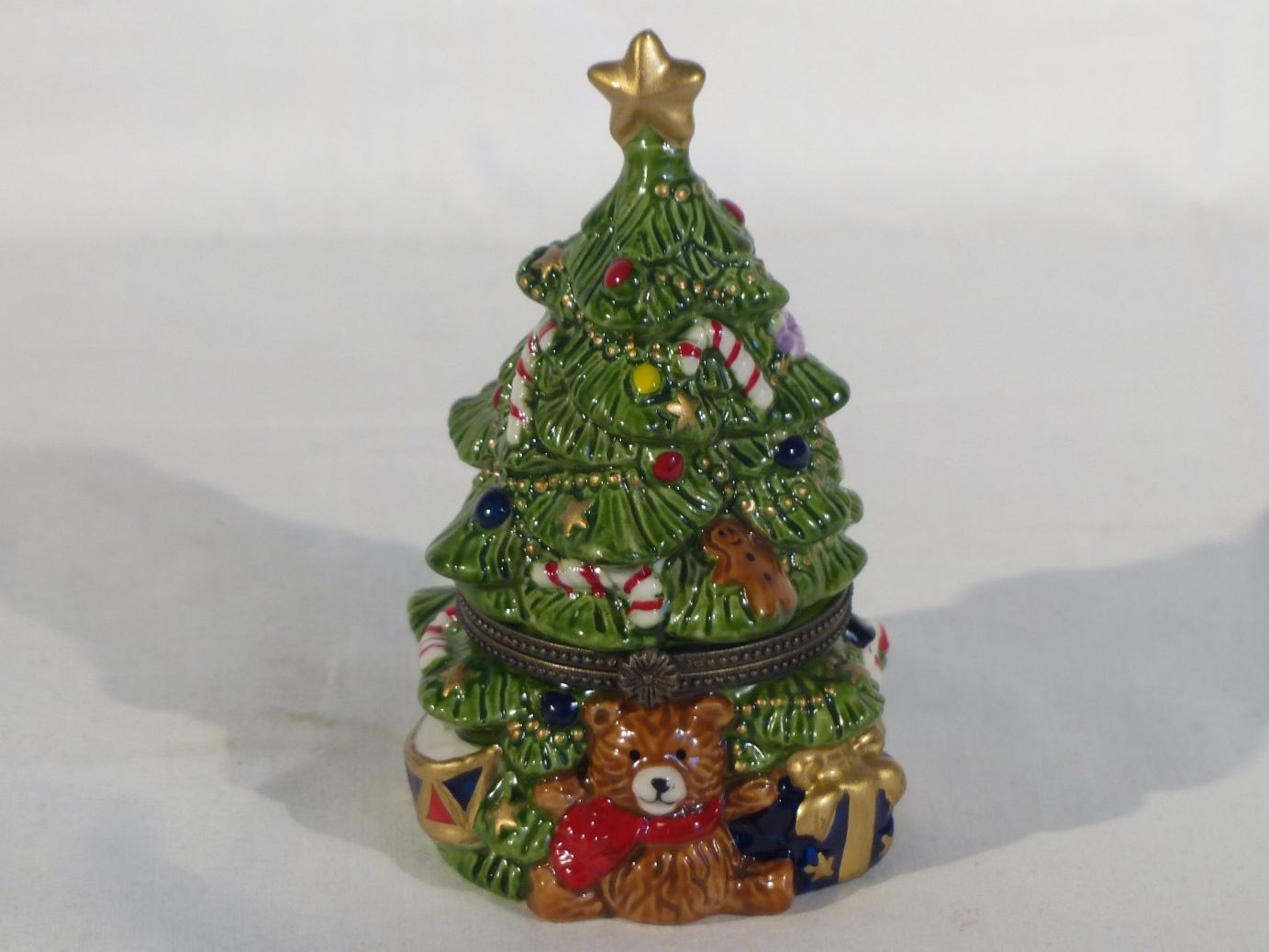 Tutte le decorazioni: edle Weihnachtsbaum-Keramik-Dose – Nuovo (secondo la descrizione) da Zürich venduto da botschinski 4