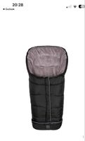 Warm gefütterter Fusssack Schwarz