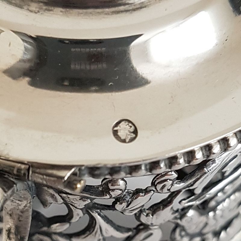 Zuccheriere: Antike Senfbehälter Silber mit Deckel 1928 – Usato da Kaltbrunn venduto da Lexus3 7