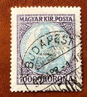 Briefmarken aus  Ungarn Madonna mit Kind 1925 gestempelt