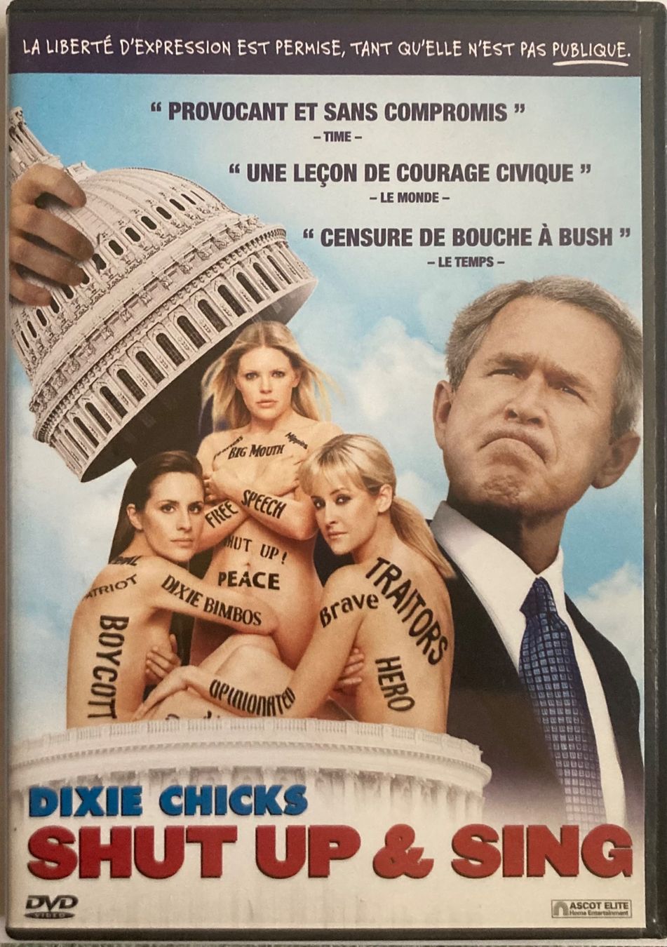 Tutti i DVDs: SHUT UP & SING, DIXIE CHICKS – Usato da Poliez-Pittet venduto da Newtown-Records