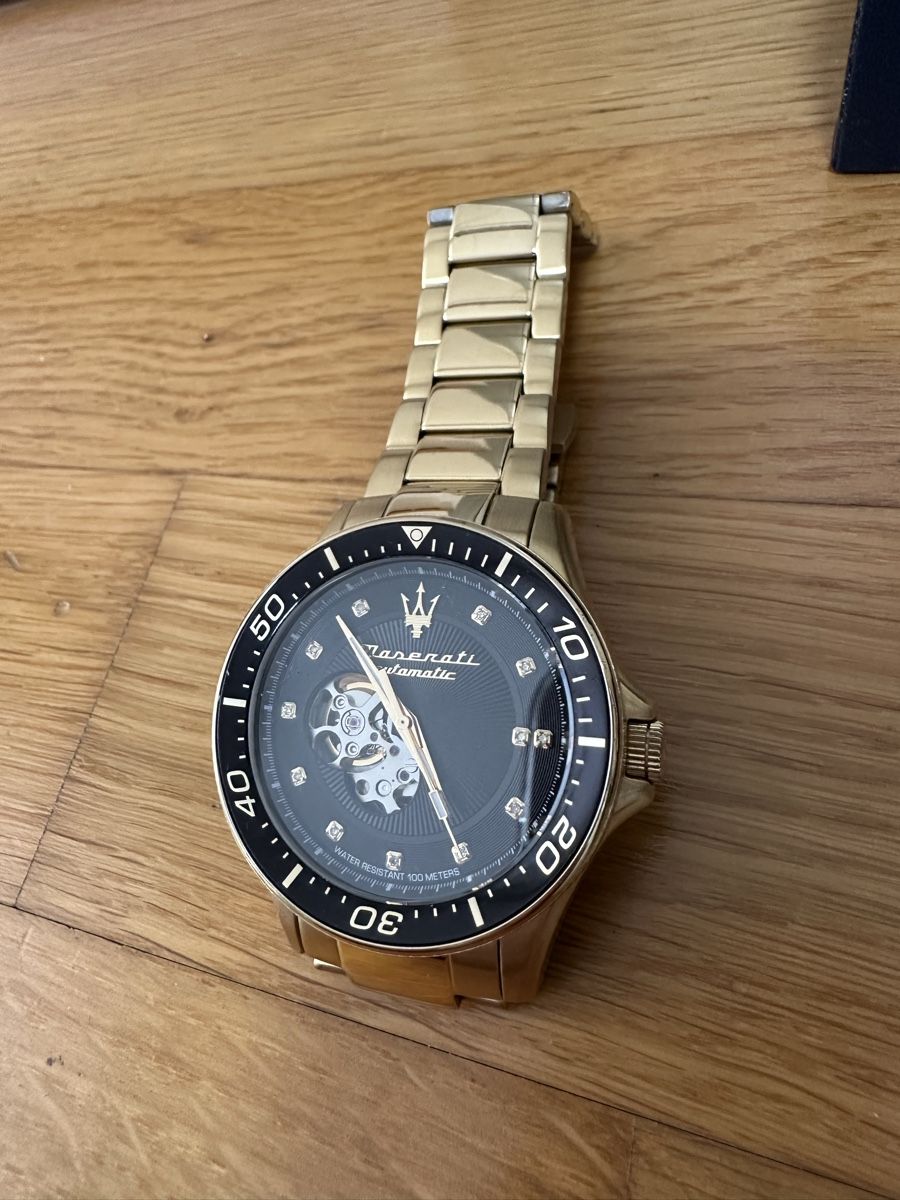 Maserati Orologi: Herren Uhr Maserati Gold – Usato da Gisikon venduto da Jimmy22 2