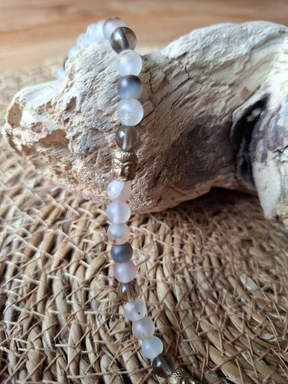 Catenine: Collier en pierre avec bouddha  – Usato da Biel/Bienne venduto da Lionne72 1