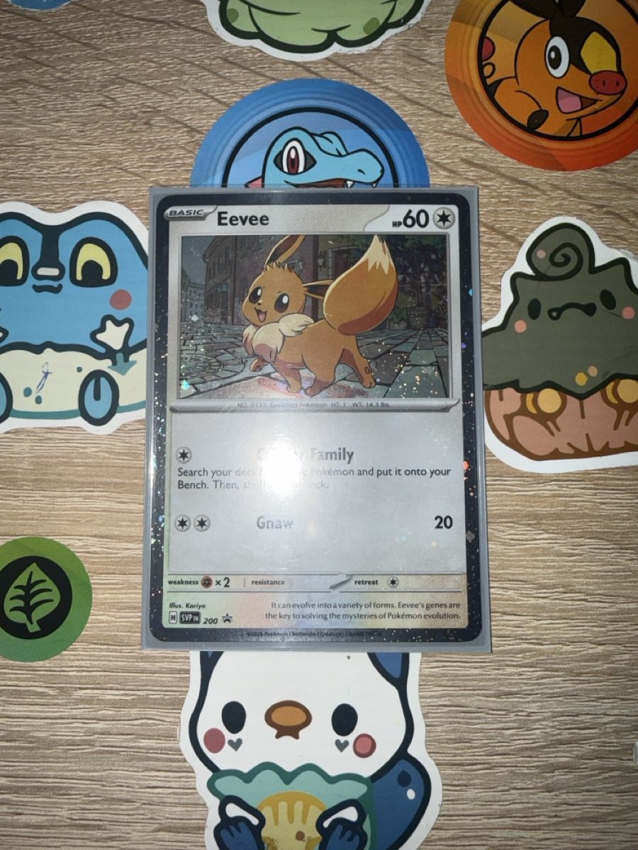 Pokémon Carte collezionabili: Eevee promo 200 – Nuovo (secondo la descrizione) da St-Maurice venduto da Whatty
