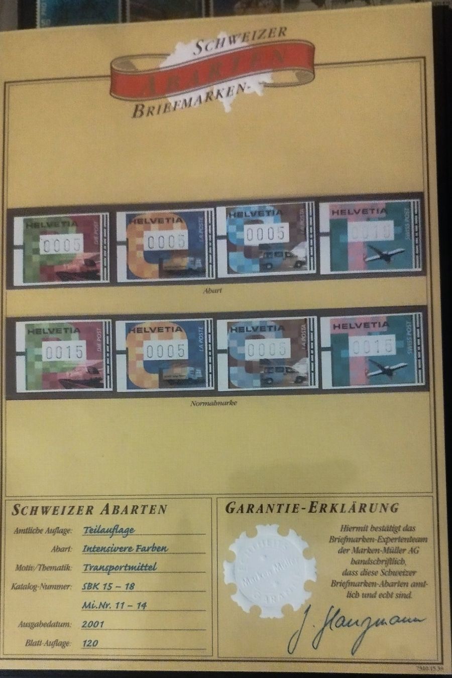 Album: Briefmarken Sammlung Schweiz – Usato da Bätterkinden venduto da mir_vz2p 7