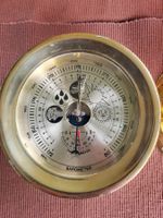 Messinstrumente in Messing Uhr&Baro-/Thermometer Lord Nelson