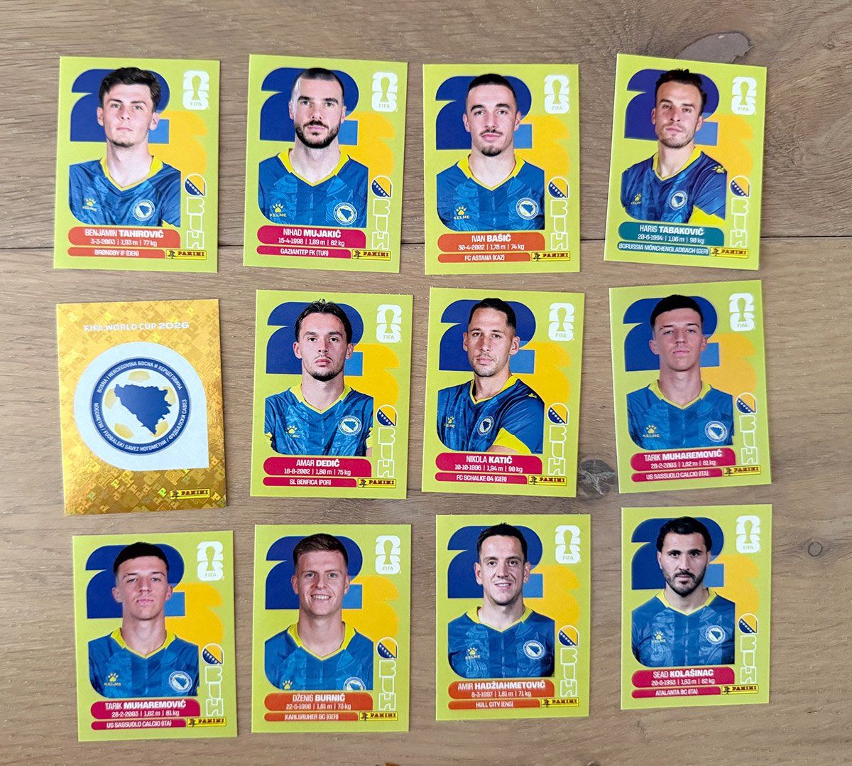Panini Carte collezionabili: WM 2026 Sticker Panini Team Bosnien – Nuovo e nell'imballaggio originale da Schlieren venduto da freesoul