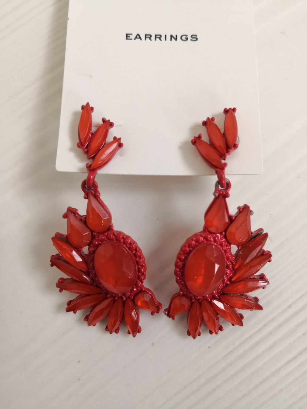 Mango Orecchini pendenti & Orecchini a lobo: 🤩MANGO OHRRINGE MIT ROTEN STRASS NEU – Nuovo (secondo la descrizione) da Olten venduto da Naja-Twins-Twins 2