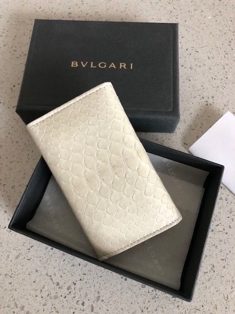 Bulgari Portachiavi: Bulgari portachiavi in pitone – Nuovo e nell'imballaggio originale da Davesco-Soragno venduto da dvf_7h6d 2