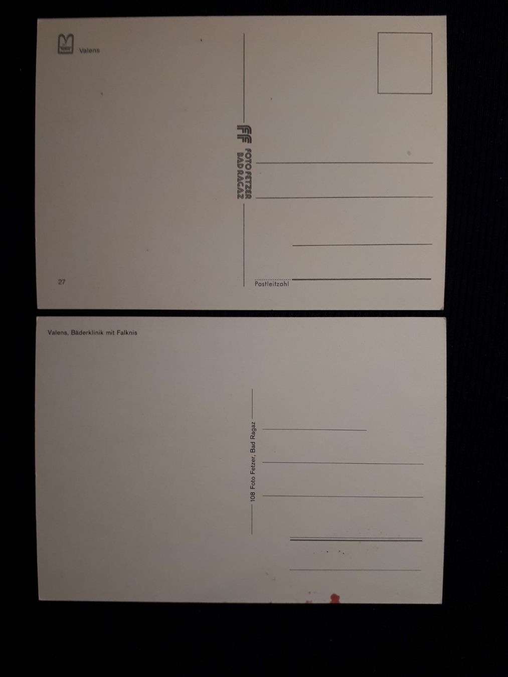 Cartes postales: 2 AK VALENS – D'occasion à Ponto Valentino par giorgia06 1
