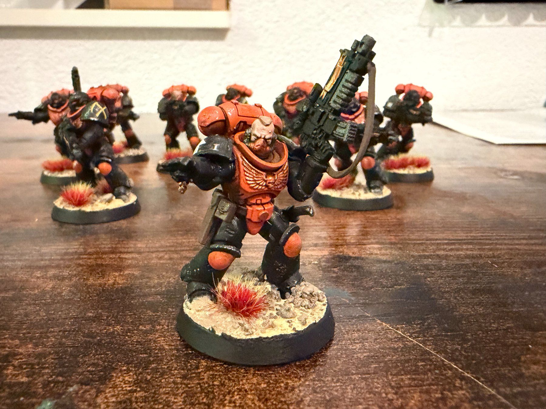 Kit di modellismo & Modellini statici: Space Marines - 2x 10 Intercessor + Techmarine + Dreadnought – Usato da Wittnau venduto da F1asko 1