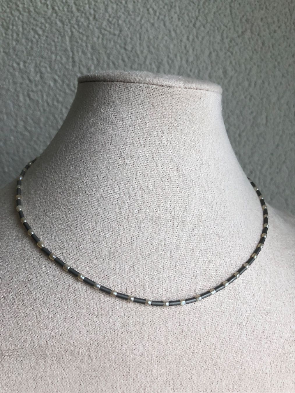 Catenine: Silber Kette mit echten Perlen 925 – Usato da Spiegel b. Bern venduto da Rogger72 1