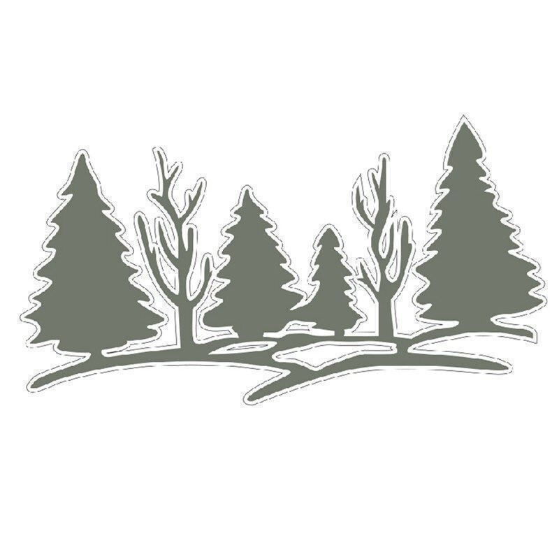 Schablonen: WALD BÄUME STANZSCHABLONE – Neu und originalverpackt aus Affoltern am Albis von scrapbooking 2