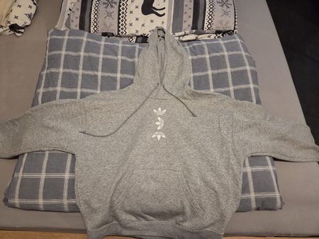 Adidas Hoodie grau Grösse 34