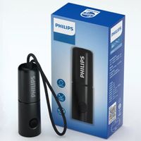 Philips Schlüsselanhängerlampe Taschenlampe USB C Akku