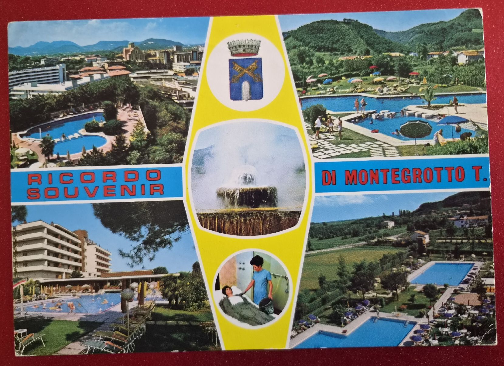 Ansichtskarten: Montegrotto Terme 1988 – Gebraucht aus Melchnau von Arthurius
