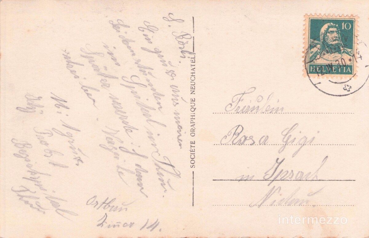 Cartoline postali: Thun BE // 1930 Altes Rathaus – Usato da Basel venduto da intermezzo12 1